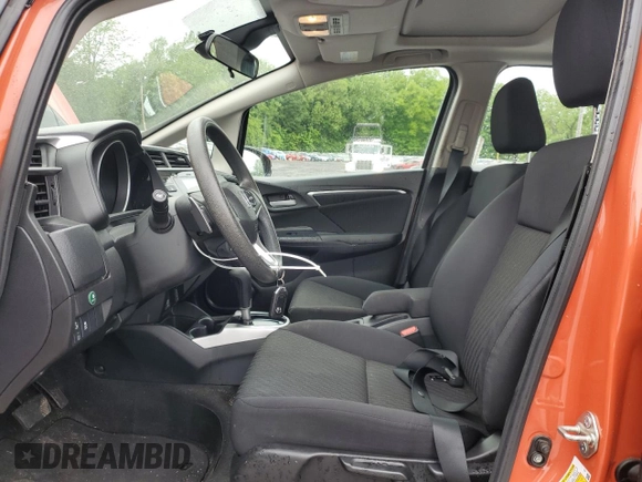 2018 Honda Fit EX with VIN 3HGGK5H81JM705759, listed as a Copart auction lot 58015445 with 37,990 mi miles and Salvage title. Bid and sale history available at DreamBid. Image 7.