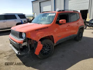2015 Jeep Renegade Latitude z VIN ZACCJBBT0FPB62698, wystawiony jako Copart lot #56986805 z przebiegiem 81 722 mil mil oraz Szkoda całkowita • Salvage title. Historia ofert i sprzedaży dostępna na DreamBid. Obrazek 1.