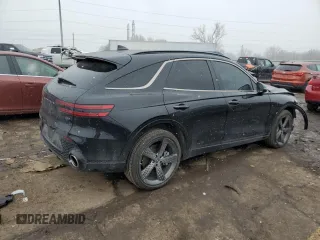 2024 Genesis GV70 2.5T with VIN 5NMMADTBXRH010177, listed as a Copart auction lot 48412575 with 18,877 mi miles and Salvage title. Bid and sale history available at DreamBid. Image 3.
