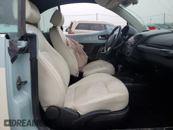 2010 Volkswagen Beetle with VIN 3VWRG3AL7AM006001, listed as a Copart auction lot 56973285 with Not provided miles and Salvage title. Bid and sale history available at DreamBid. Image 7.