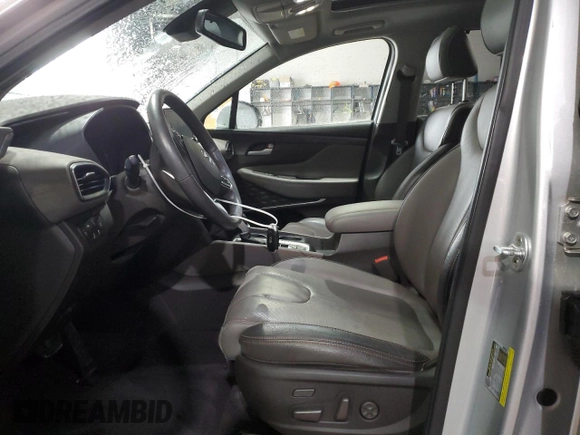 2019 Hyundai Santa Fe Ultimate with VIN 5NMS5CAD5KH002245, listed as a Copart auction lot 45110185 with 33,991 mi miles and Salvage Title. Bid and sale history available at carsss.com. Image 7.