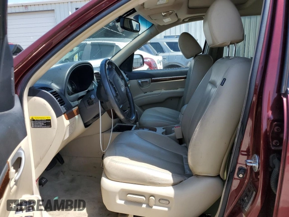 2009 Hyundai Santa Fe Limited with VIN 5NMSH13E49H277634, listed as a Copart auction lot 61148895 with 99,997 mi miles and Salvage title. Bid and sale history available at DreamBid. Image 7.