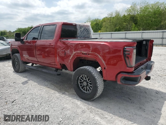 2024 GMC Sierra 2500HD AT4 z VIN 1GT49PEY8RF329909, wystawiony jako Copart lot #53800615 z przebiegiem 12 863 mil mil oraz Szkoda całkowita • Salvage title. Historia ofert i sprzedaży dostępna na DreamBid. Obrazek 2.