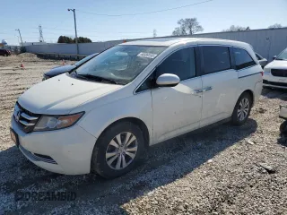 2015 Honda Odyssey with VIN 5FNRL5H69FB129773, listed as a Copart auction lot 48389155 with 143,047 mi miles and Clean Title. Bid and sale history available at DreamBid. Image 1.