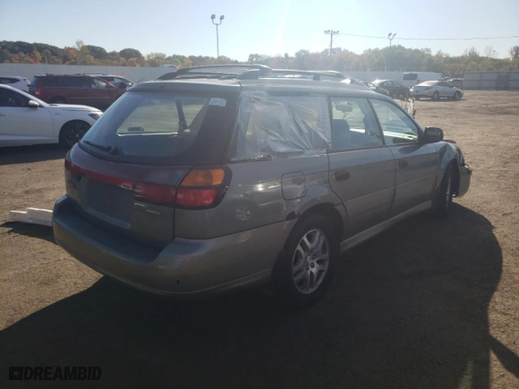 2003 Subaru Legacy Wagon Outback with VIN 4S3BH675037630828, listed as a Copart auction lot 75673424 with 181,323 mi miles and Salvage Title. Bid and sale history available at carsss.com. Image 3.