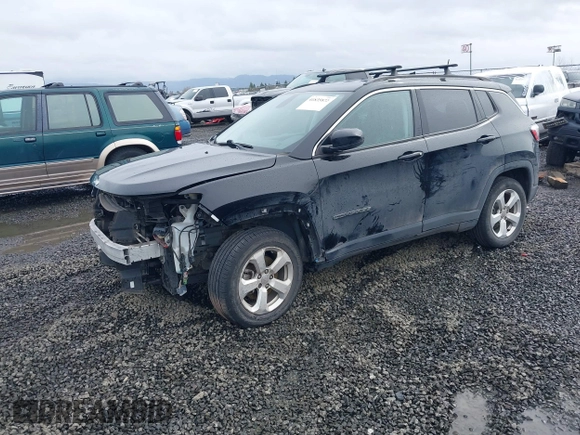 2018 Jeep Compass Latitude with VIN 3C4NJDBB4JT256056, listed as a IAAI auction lot 41835872 with 81,871 mi miles. Bid and sale history available at carsss.com. Image 18.
