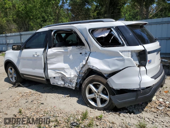 2018 Ford Explorer XLT with VIN 1FM5K7D87JGB63533, listed as a Copart auction lot 61860215 with 80,294 mi miles and Salvage title. Bid and sale history available at DreamBid. Image 2.