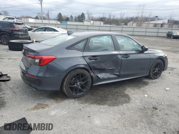 2024 Honda Civic Sport z VIN 2HGFE2F5XRH580233, wystawiony jako Copart lot #52956535 z przebiegiem 9 852 mil mil oraz Szkoda całkowita • Salvage title. Historia ofert i sprzedaży dostępna na DreamBid. Obrazek 3.