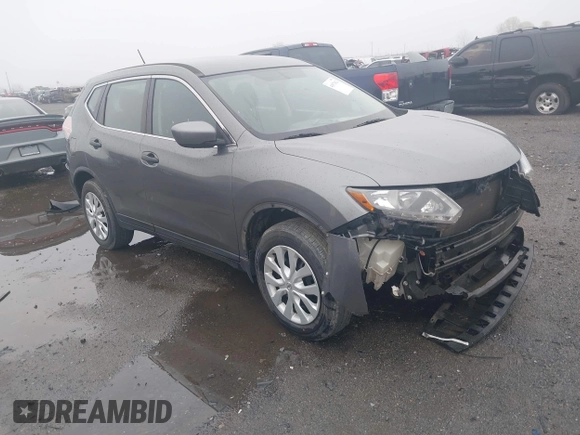 2016 Nissan Rogue SV with VIN JN8AT2MT4GW012563, listed as a IAAI auction lot 41875421 with 127,951 mi miles and . Bid and sale history available at carsss.com. Image 1.