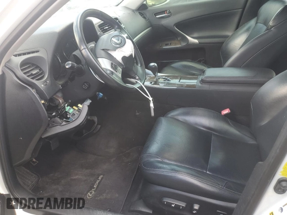 2013 Lexus IS 250 with VIN JTHCF5C22D5063811, listed as a Copart auction lot 61062115 with 154,854 mi miles and Clean title. Bid and sale history available at DreamBid. Image 7.