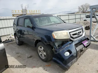 2009 Honda Pilot EX with VIN 5FNYF48419B044782, listed as a Copart auction lot 51467735 with 183,292 mi miles and Salvage Title. Bid and sale history available at carsss.com. Image 4.