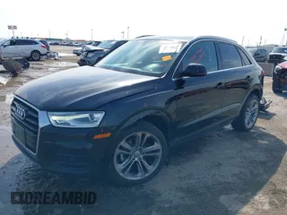 2016 Audi Q3 Premium Plus with VIN WA1EFCFS9GR018740, listed as a IAAI auction lot 41564117 with 38,303 mi miles. Bid and sale history available at carsss.com. Image 2.