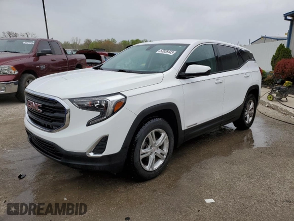 2018 GMC Terrain SLE z VIN 3GKALTEV5JL276569, wystawiony jako Copart lot #53638445 z przebiegiem 93 209 mil mil oraz Szkoda całkowita • Salvage title. Historia ofert i sprzedaży dostępna na DreamBid. Obrazek 1.