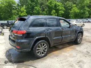2016 Jeep Grand Cherokee Limited 75th Anniversary with VIN 1C4RJEBG0GC476544, listed as a Copart auction lot 56539365 with 95,989 mi miles and Salvage title. Bid and sale history available at DreamBid. Image 3.