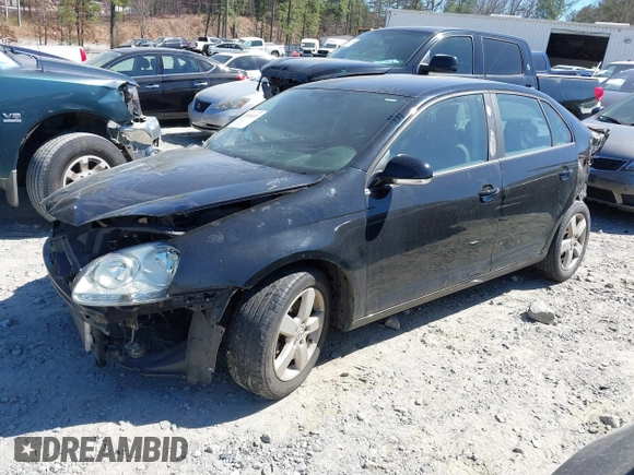 2008 Volkswagen Jetta Sedan S with VIN 3VWJM71K48M198718, listed as a IAAI auction lot 41848321 with 236,400 mi miles. Bid and sale history available at carsss.com. Image 2.