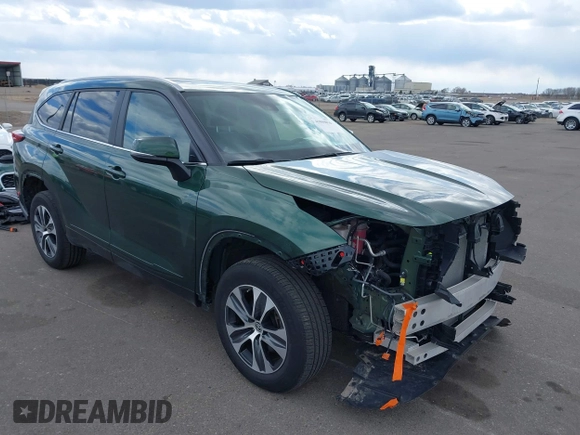 2023 Toyota Highlander L with VIN 5TDKDRBH7PS500510, listed as a IAAI auction lot 41859076 with 26,792 mi miles and . Bid and sale history available at DreamBid. Image 1.