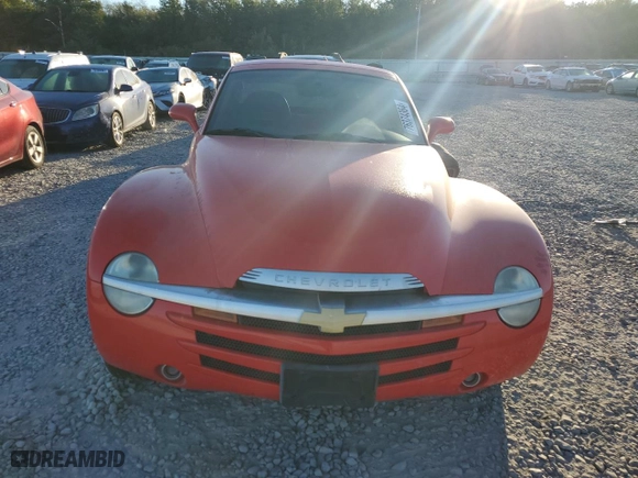 2005 Chevrolet SSR LS with VIN 1GCES14H45B117663, listed as a Copart auction lot 76374364 with NaN miles and Salvage Title. Bid and sale history available at carsss.com. Image 5.