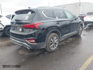 2020 Hyundai Santa Fe Limited with VIN 5NMS53AD2LH202128, listed as a IAAI auction lot 41261017 with 43,600 mi miles. Bid and sale history available at carsss.com. Image 4.