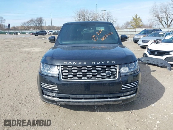 2017 Land Rover Range Rover with VIN SALGW3FE0HA330415, listed as a IAAI auction lot 41503447 with 128,104 mi miles and . Bid and sale history available at DreamBid. Image 12.