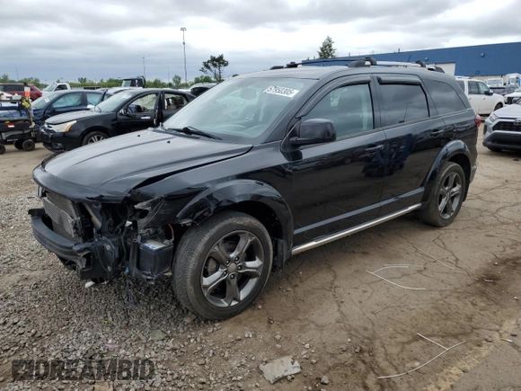 2014 Dodge Journey Crossroad z VIN 3C4PDDGG7ET278613, wystawiony jako Copart lot #57950305 z przebiegiem 111 666 mil mil oraz Czysty tytuł • Clean title. Historia ofert i sprzedaży dostępna na DreamBid. Obrazek 1.