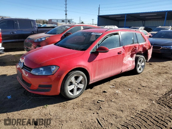 2015 Volkswagen Golf SportWagen TDI SE with VIN 3VWCA7AU4FM504445, listed as a Copart auction lot 77600493 with 108,620 mi miles. Bid and sale history available at carsss.com. Image 1.