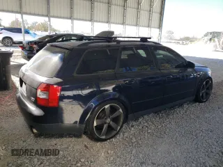 2002 Audi A4 1.8T with VIN WAUVC68E12A264418, listed as a Copart auction lot 76584164 with 0 mi miles and Salvage Title. Bid and sale history available at carsss.com. Image 3.