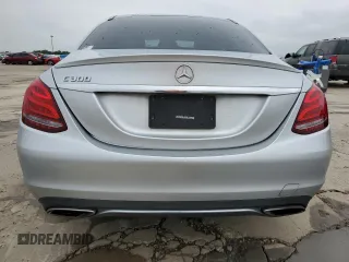 2017 Mercedes-Benz C 300 with VIN 55SWF4JB8HU188472, listed as a Copart auction lot 54317805 with 147,511 mi miles and Salvage Title. Bid and sale history available at carsss.com. Image 6.