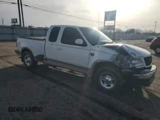 2001 Ford F-150 XL with VIN 2FTRX07W61CA71064, listed as a Copart auction lot 45308595 with 261,466 mi miles and Salvage Title. Bid and sale history available at carsss.com. Image 4.