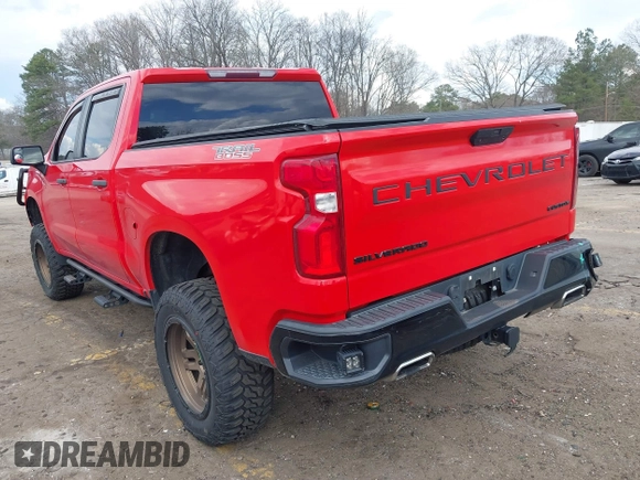 2020 Chevrolet Silverado 1500 Custom Trail Boss with VIN 3GCPYCEF2LG189479, listed as a IAAI auction lot 41794876 with 73,424 mi miles and . Bid and sale history available at DreamBid. Image 3.
