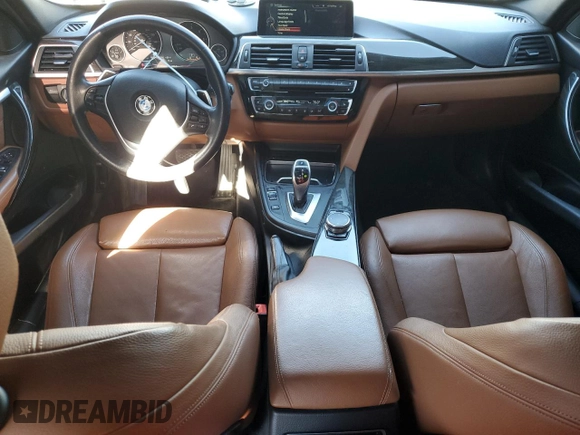 2016 BMW 3 Series with VIN WBA8F1C57GK438945, listed as a Copart auction lot 49090955 with 176,869 mi miles and Salvage title. Bid and sale history available at DreamBid. Image 8.