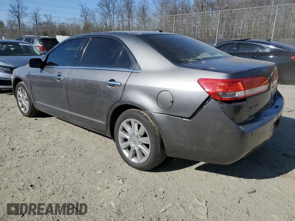2012 Lincoln MKZ with VIN 3LNHL2GC5CR829510, listed as a Copart auction lot 45979545 with 46,495 mi miles and Salvage Title. Bid and sale history available at carsss.com. Image 2.