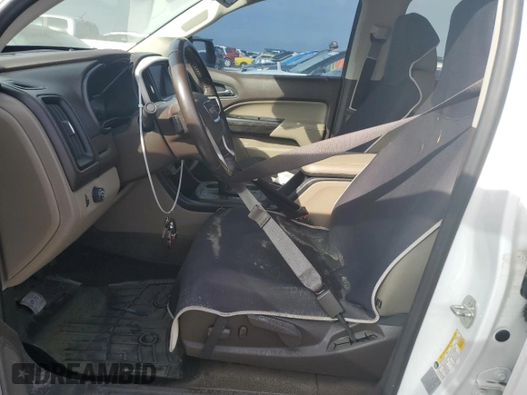 2016 GMC Canyon 2WD SLT with VIN 1GTG5DE35G1392603, listed as a Copart auction lot 75106754 with 0 mi miles and Non Repairable. Bid and sale history available at carsss.com. Image 7.