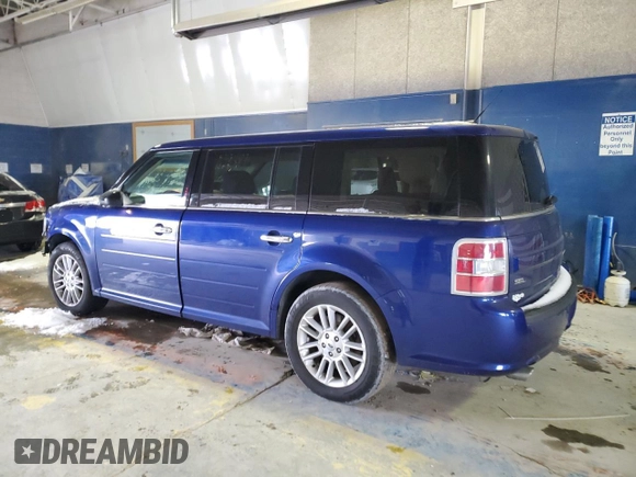 2015 Ford Flex SEL with VIN 2FMGK5C84FBA22741, listed as a Copart auction lot 41515835 with 85,460 mi miles and Salvage Title. Bid and sale history available at carsss.com. Image 2.