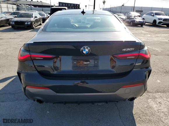 2023 BMW 4 Series 430i with VIN WBA53AP01PCL72042, listed as a Copart auction lot 51974515 with 32,733 mi miles and Clean Title. Bid and sale history available at carsss.com. Image 6.