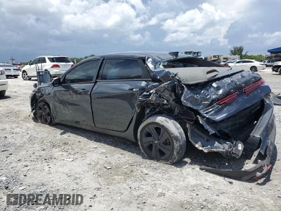 2023 Hyundai Elantra SEL with VIN 5NPLM4AG3PH094666, listed as a Copart auction lot 60525395 with 80,518 mi miles and Salvage title. Bid and sale history available at DreamBid. Image 2.