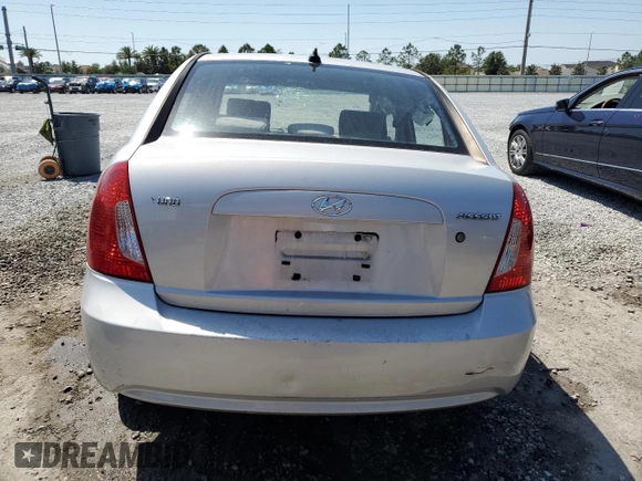2011 Hyundai Accent GLS with VIN KMHCN4AC7BU619023, listed as a Copart auction lot 52868315 with 192,674 mi miles and Salvage Title. Bid and sale history available at carsss.com. Image 6.
