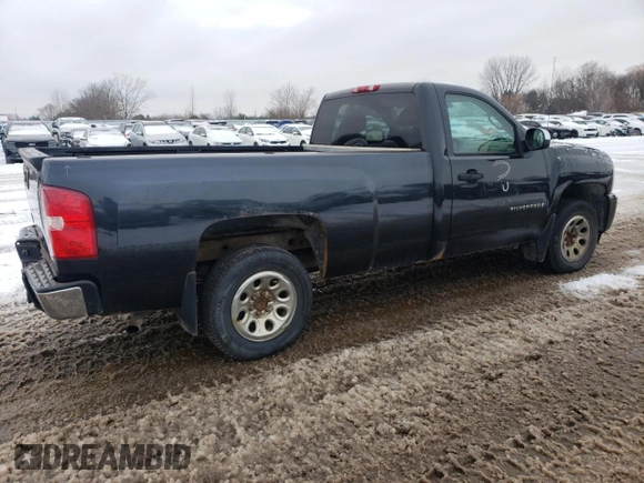 2009 Chevrolet Silverado 1500 Work Truck with VIN 1GCEC14X19Z182262, listed as a Copart auction lot 82851404 with 296,528 mi miles and Clean Title. Bid and sale history available at DreamBid. Image 3.