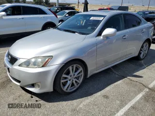 2007 Lexus IS 350 with VIN JTHBE262375017238, listed as a Copart auction lot 49285055 with 157,305 mi miles and Salvage Title. Bid and sale history available at DreamBid. Image 1.
