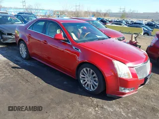 2011 Cadillac CTS Premium with VIN 1G6DS5ED7B0133154, listed as a IAAI auction lot 41822033 with 121,862 mi miles. Bid and sale history available at carsss.com. Image 1.