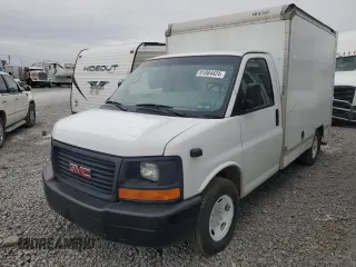 2010 GMC Savana z VIN 1GD1G2AA9A1901569, wystawiony jako Copart lot #81084424 z przebiegiem 162 381 mil mil oraz Szkoda całkowita • Salvage title. Historia ofert i sprzedaży dostępna na DreamBid. Obrazek 1.