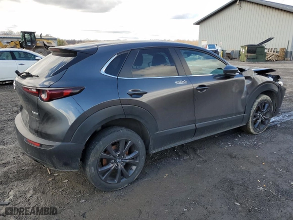 2020 Mazda CX-30 Select Package with VIN 3MVDMBCL1LM129064, listed as a Copart auction lot 43462255 with 73,669 mi miles and Salvage Title. Bid and sale history available at carsss.com. Image 3.