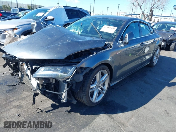 2014 Audi A7 3.0 Prestige with VIN WAU2GAFC9EN017754, listed as a IAAI auction lot 41687979 with 1 mi miles. Bid and sale history available at carsss.com. Image 22.