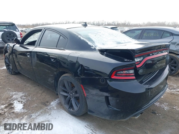 2019 Dodge Charger GT with VIN 2C3CDXHG8KH592309, listed as a IAAI auction lot 41535064 with Not Provided miles and . Bid and sale history available at DreamBid. Image 3.