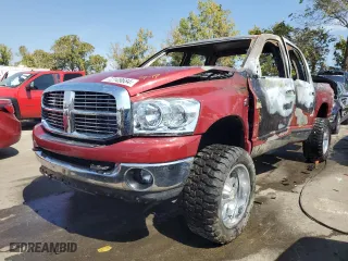 2007 Dodge Ram 2500 SLT with VIN 1D7KS28C57J525658, listed as a Copart auction lot 72149684 with 0 mi miles and Non Repairable. Bid and sale history available at carsss.com. Image 1.