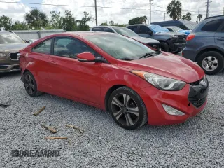 2013 Hyundai Elantra Coupe SE with VIN KMHDH6AE0DU006351, listed as a Copart auction lot 51983165 with 200,036 mi miles and Salvage Title. Bid and sale history available at carsss.com. Image 4.
