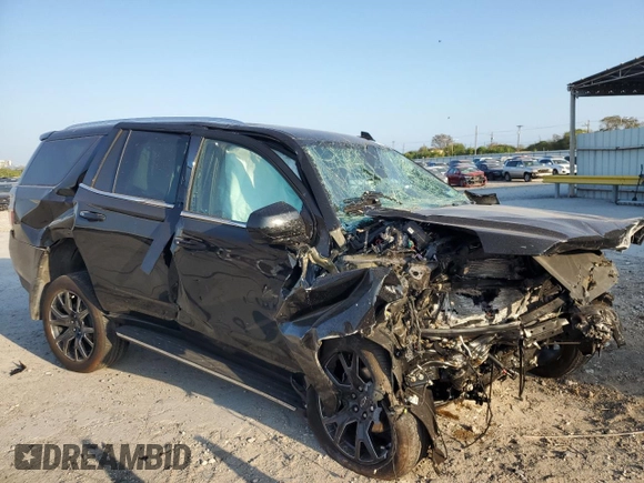 2024 Chevrolet Tahoe LS z VIN 1GNSCMKD9RR176746, wystawiony jako Copart lot #82430824 z przebiegiem Nie podano mil oraz Szkoda całkowita • Salvage title. Historia ofert i sprzedaży dostępna na DreamBid. Obrazek 4.