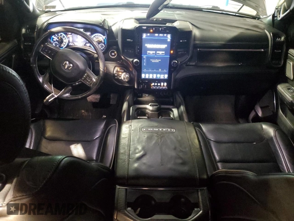 2019 Ram 1500 Limited with VIN 1C6SRFHT1KN810346, listed as a Copart auction lot 56713315 with 87,066 mi miles and Salvage title. Bid and sale history available at DreamBid. Image 8.