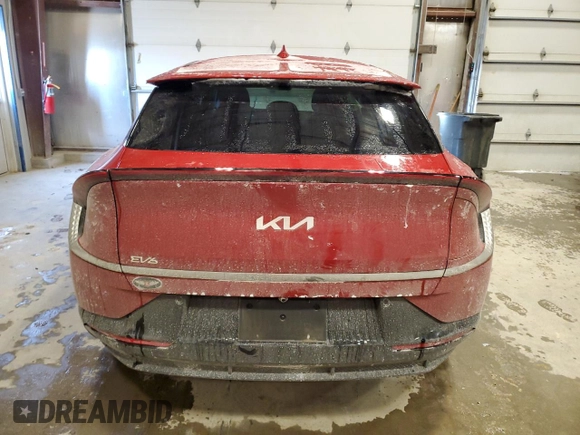 2024 Kia EV6 Light Long Range with VIN KNDC3DLCXR5168374, listed as a Copart auction lot 88221655 with 3,813 mi miles and Salvage Title. Bid and sale history available at carsss.com. Image 6.