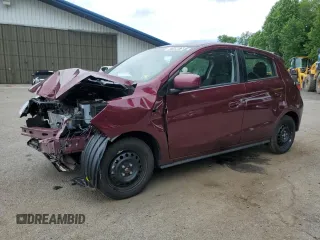 2024 Mitsubishi Mirage ES with VIN ML32AUHJ0RH033978, listed as a Copart auction lot 63109075 with 8,865 mi miles and Non repairable. Bid and sale history available at DreamBid. Image 1.