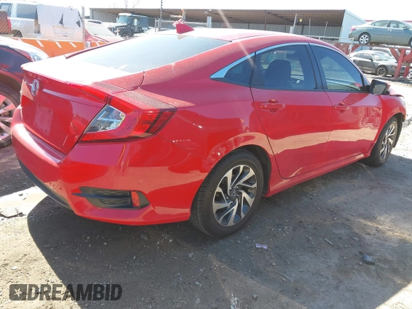2018 Honda Civic EX with VIN 2HGFC2F78JH517515, listed as a IAAI auction lot 41716563 with 96,675 mi miles and . Bid and sale history available at DreamBid. Image 4.